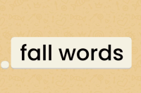 Fall Words