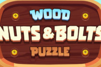 Wood Nuts & Bolts Puzzle